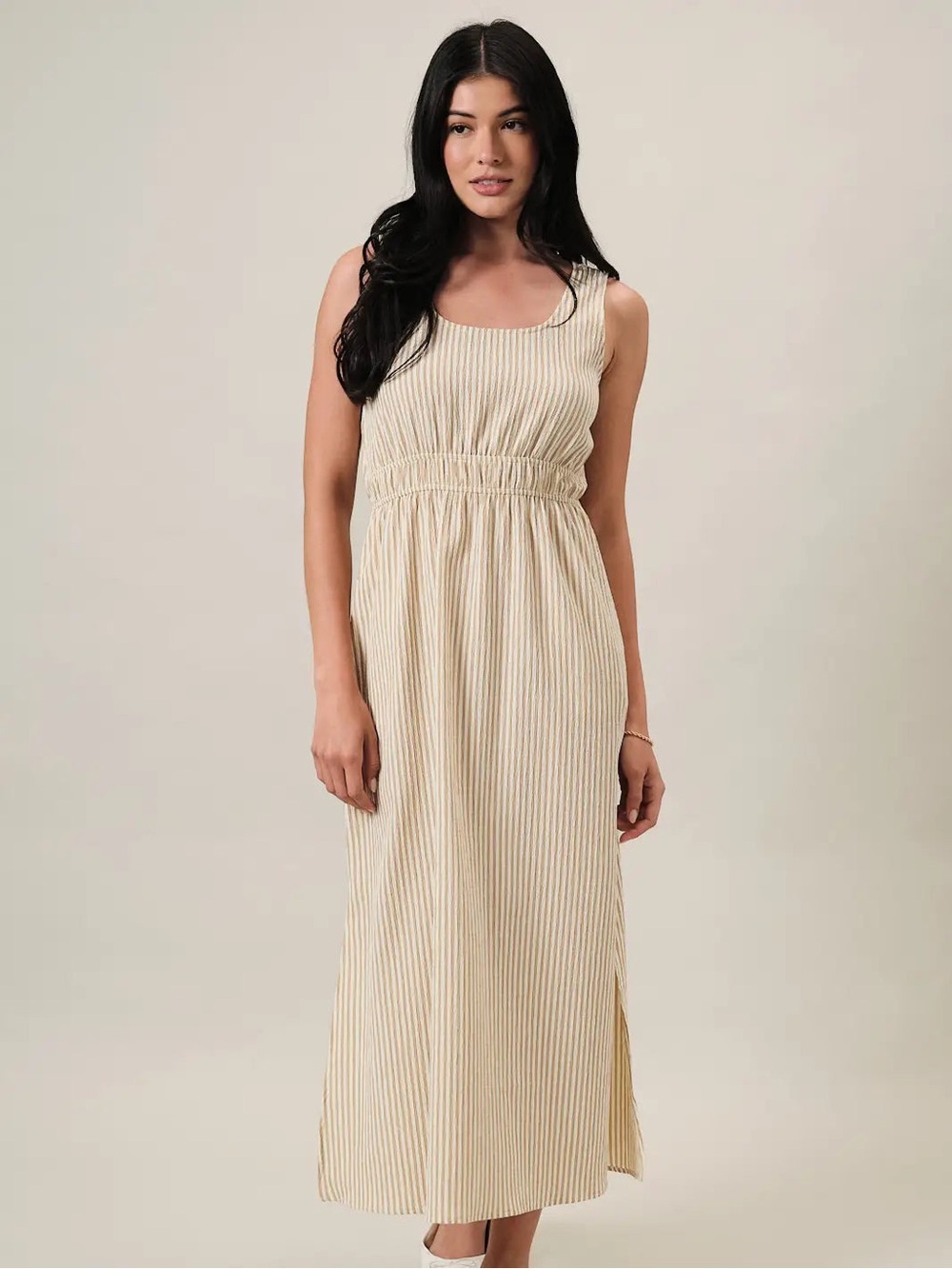 NWT Gilli Striped Tank Midi Dress Size L